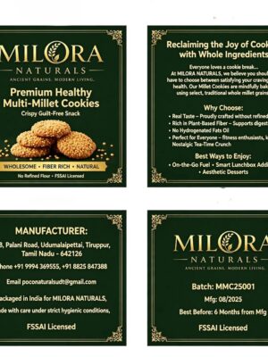 Premium Healthy Multi-Millet Cookies